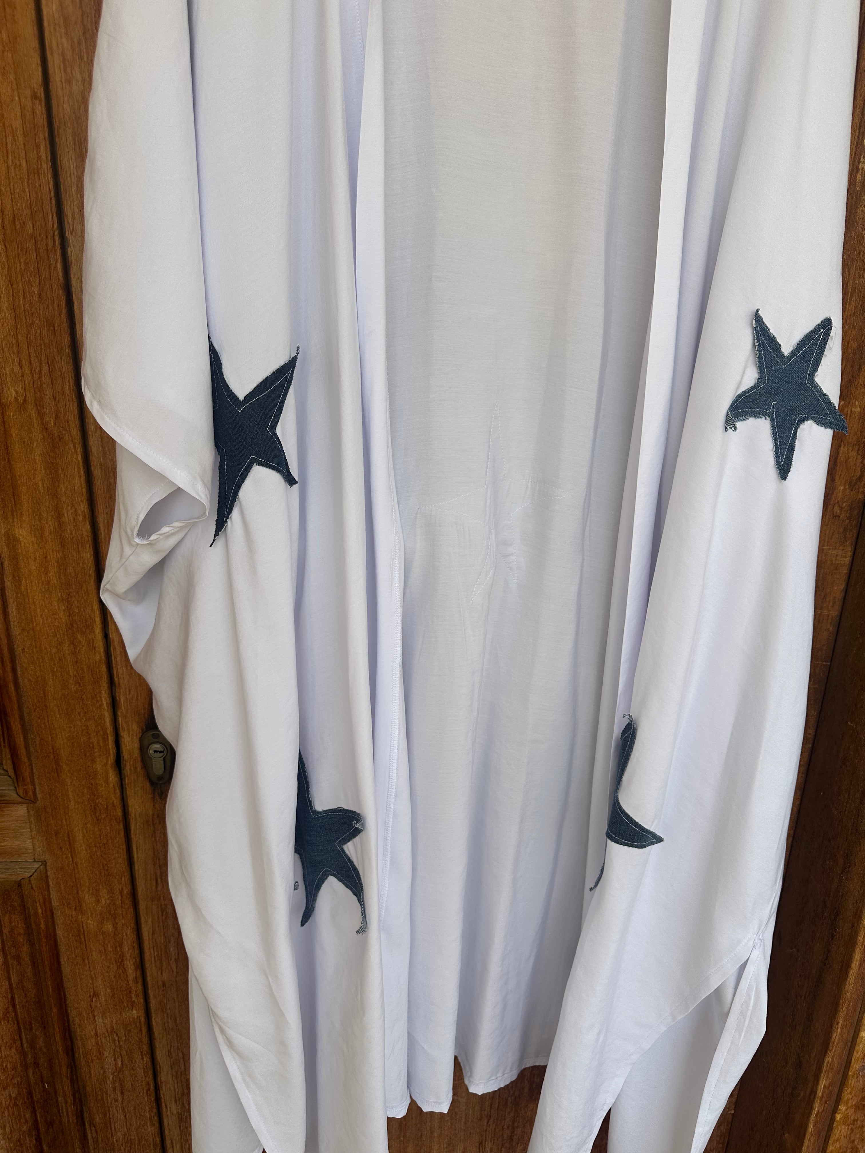 By Rita Raphael Navy Star Kaftan