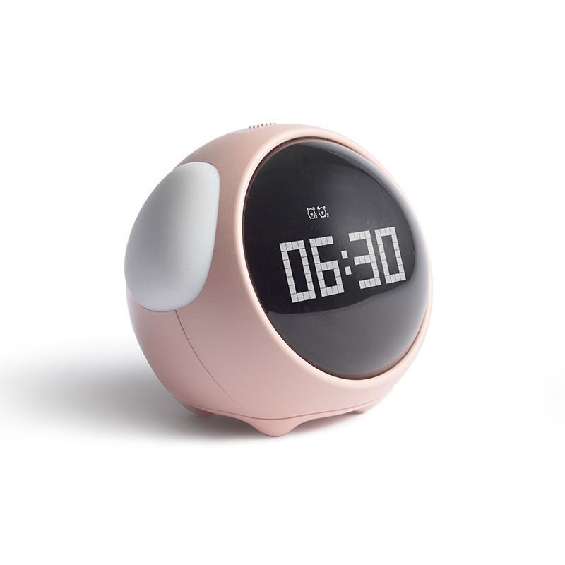 Children Get up Mini Smart Alarm Clock Voice Control Night Light Kids Gift