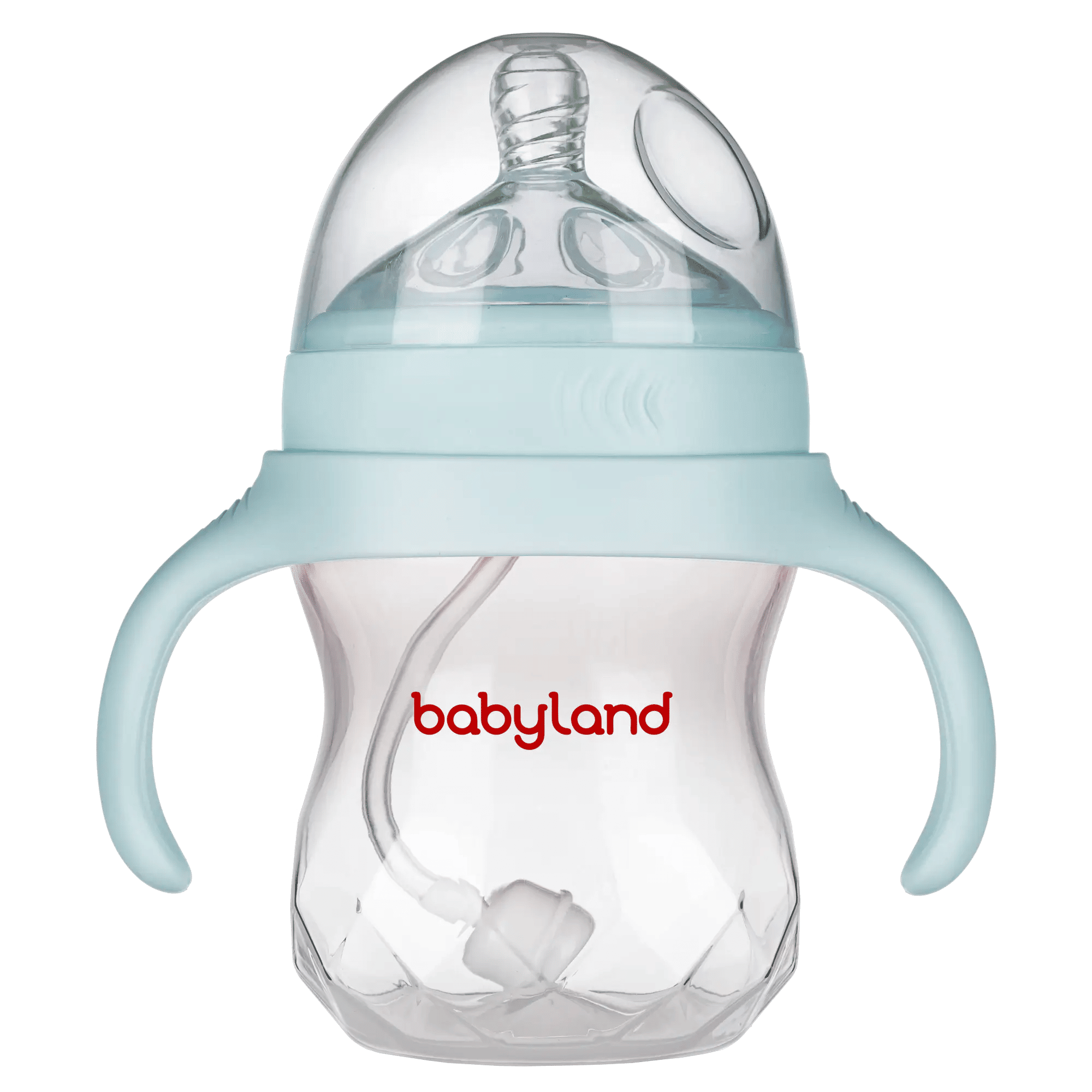 Baby Land Natural Baby Bottle 240ml -blue(3-6m)