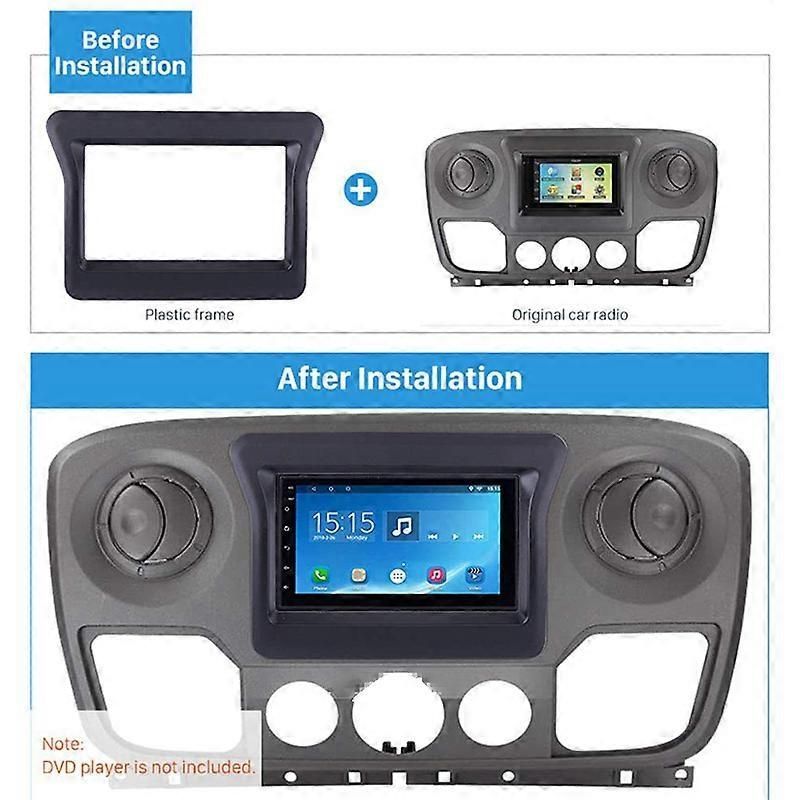 2 Din Car Stereo Fascia for 2010 N400 Movano Kit