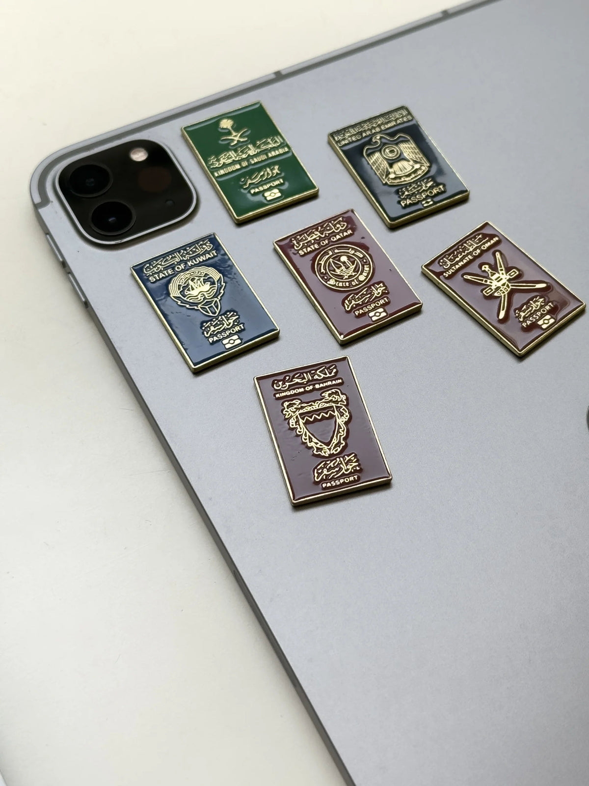 GCC Passport Metal Stickers