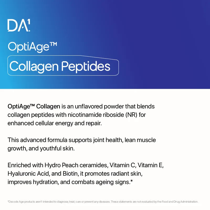 Decode Age Optiage Collagen Peptides Unflavoured 75g