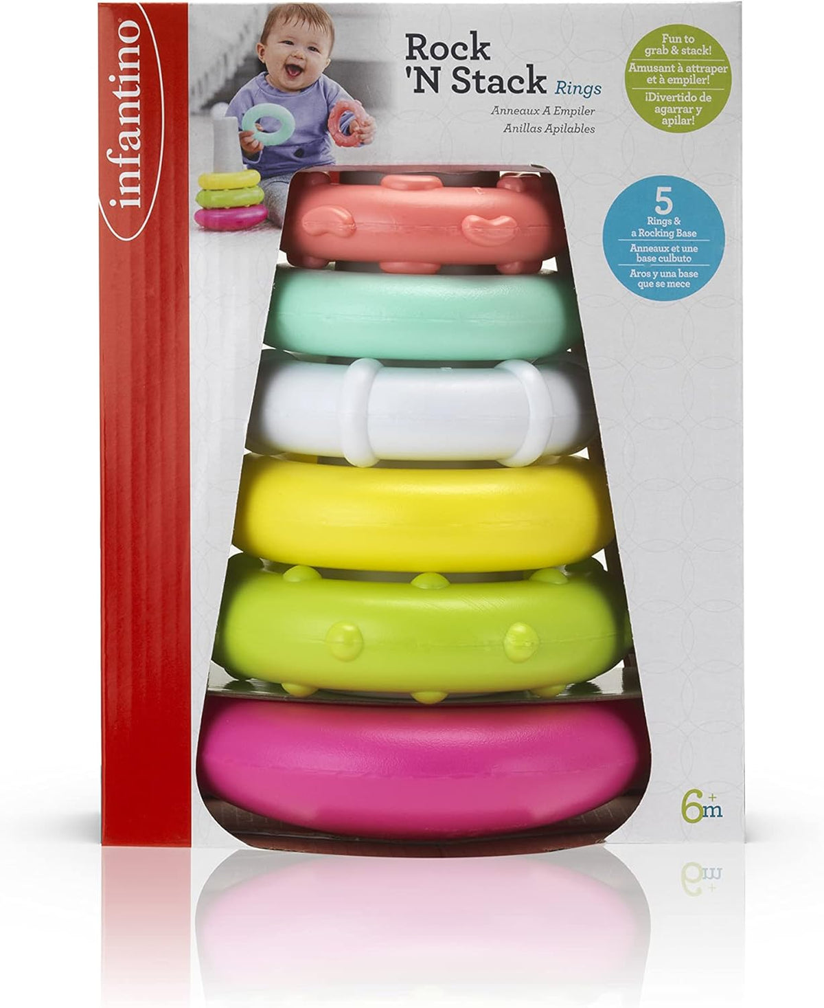 Infantino - Rock N Rings - Pink