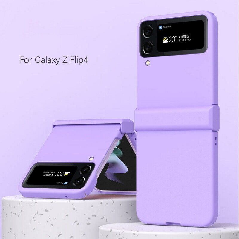 Shockproof Phone Case Pure Color Protective Cover For Samsung Galaxy ZFlip4