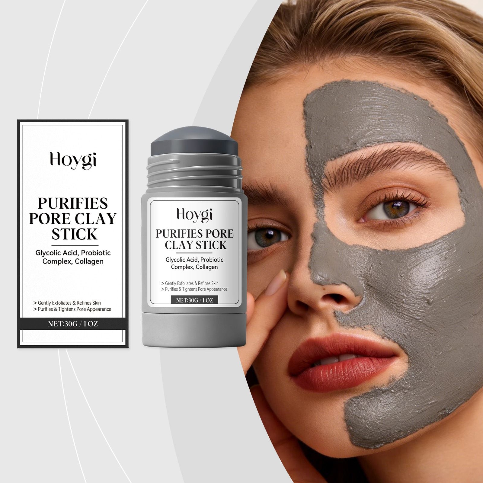 Pore Cleansing Clay Mask Stick Oil Control 30g