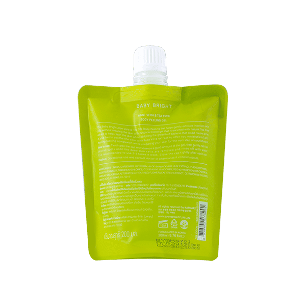 جل تقشير الجسم بالصبار وشجرة الشاي 200 مل بيبي برايت (ب)