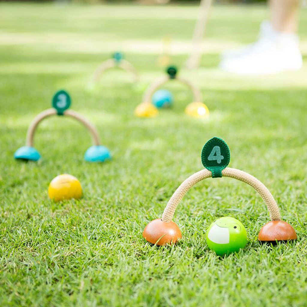 PlanToys Croquet — Wooden Garden Game