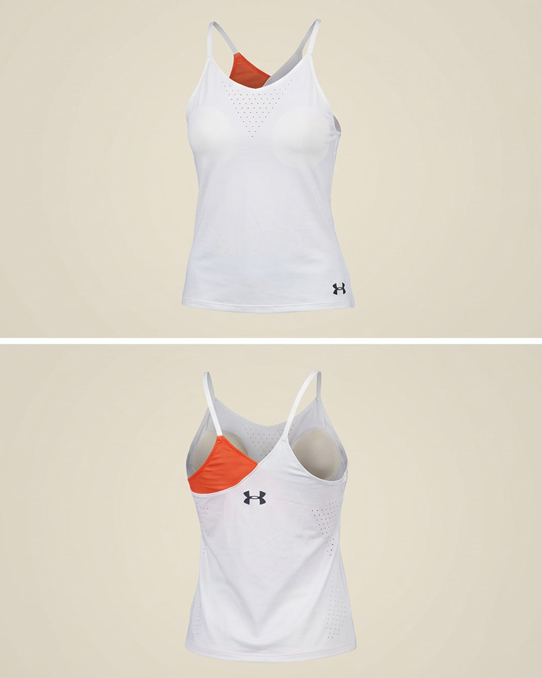 Under Armour White-orange asimetric design