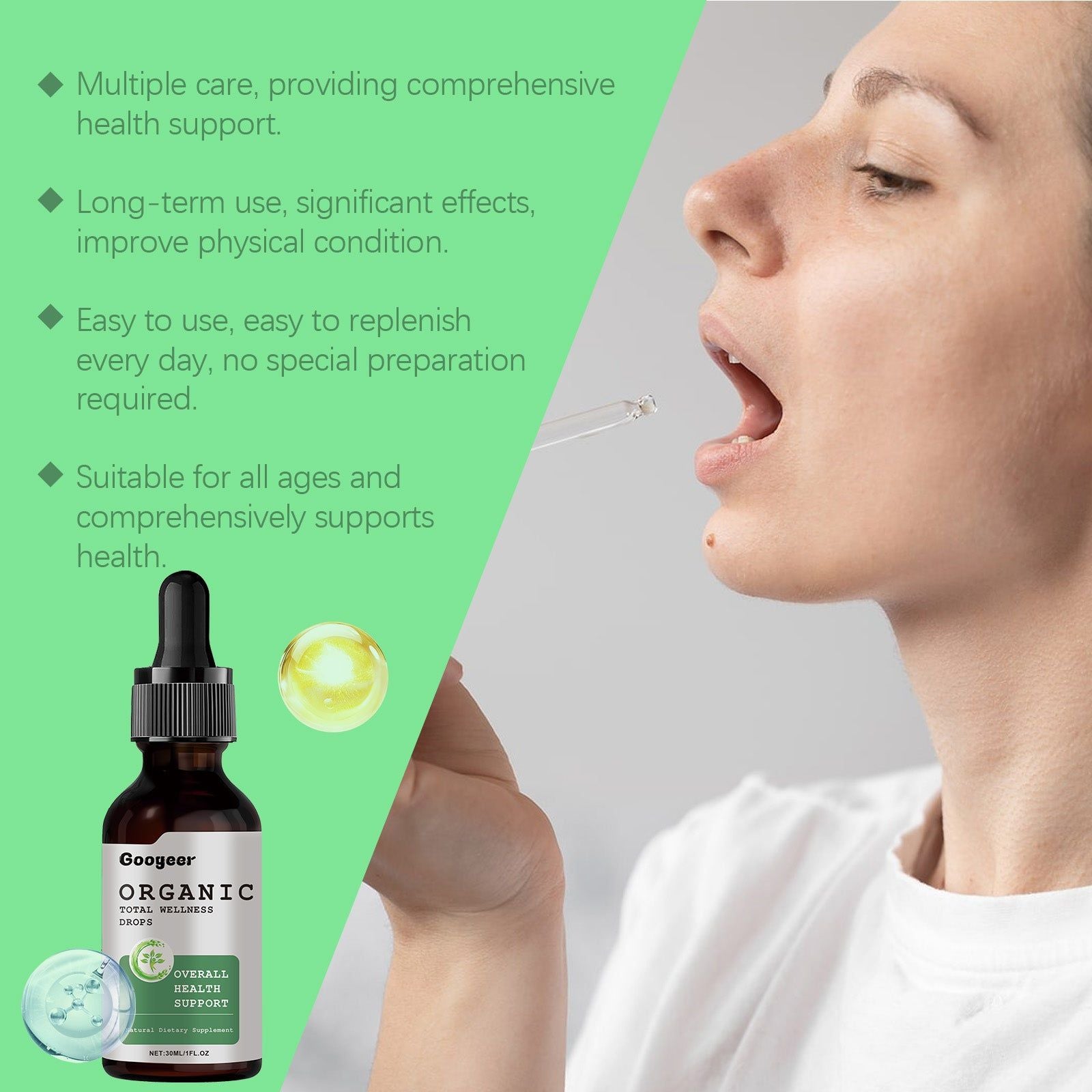 Boost Your Body Care with Total Wellness Drops, Enhance Vitality and Immunity ,30ml