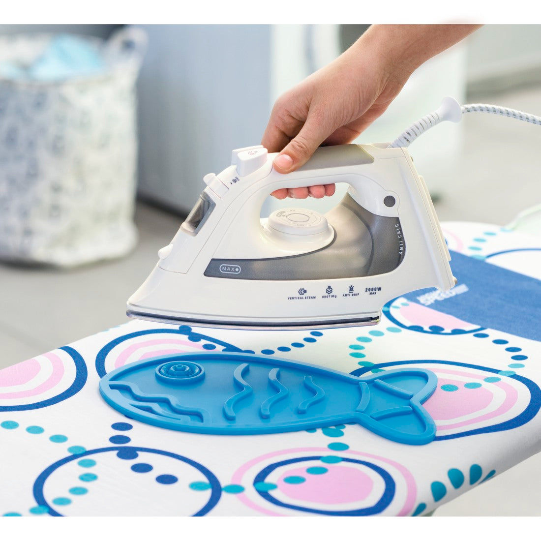 XAVAX 110200 Silicone Iron Rest, blue