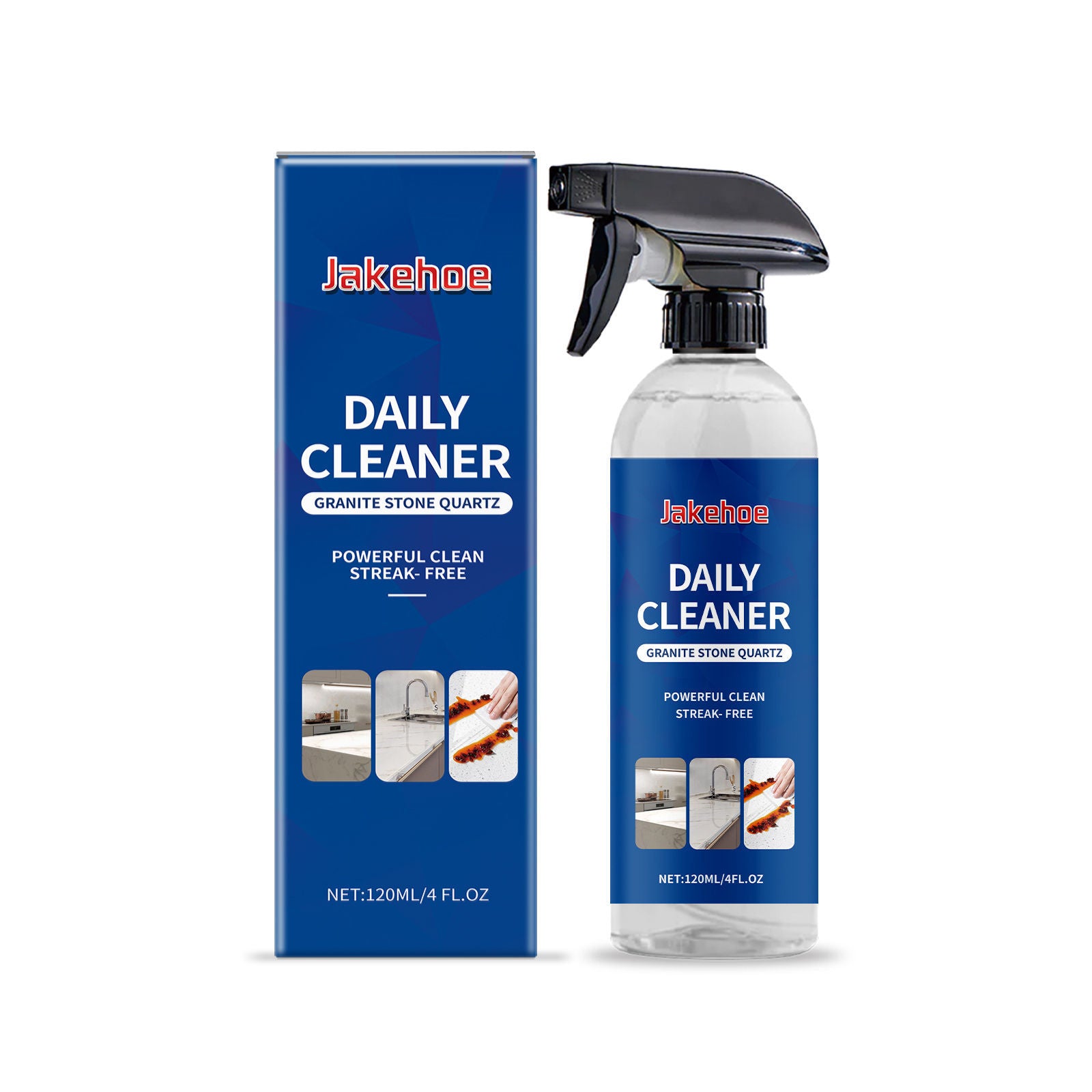 Countertop Cleaner, Stain Remover, Grease & Water Stain Removal, Daily Kitchen & Bathroom Surface Cleaner ,120g