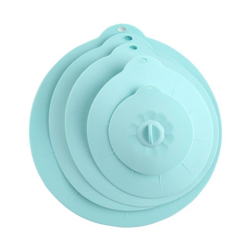 5pcs Silicone Bowl Lids Set Reusable Silicone Food Cap Fruit Fresh-keeping Cover