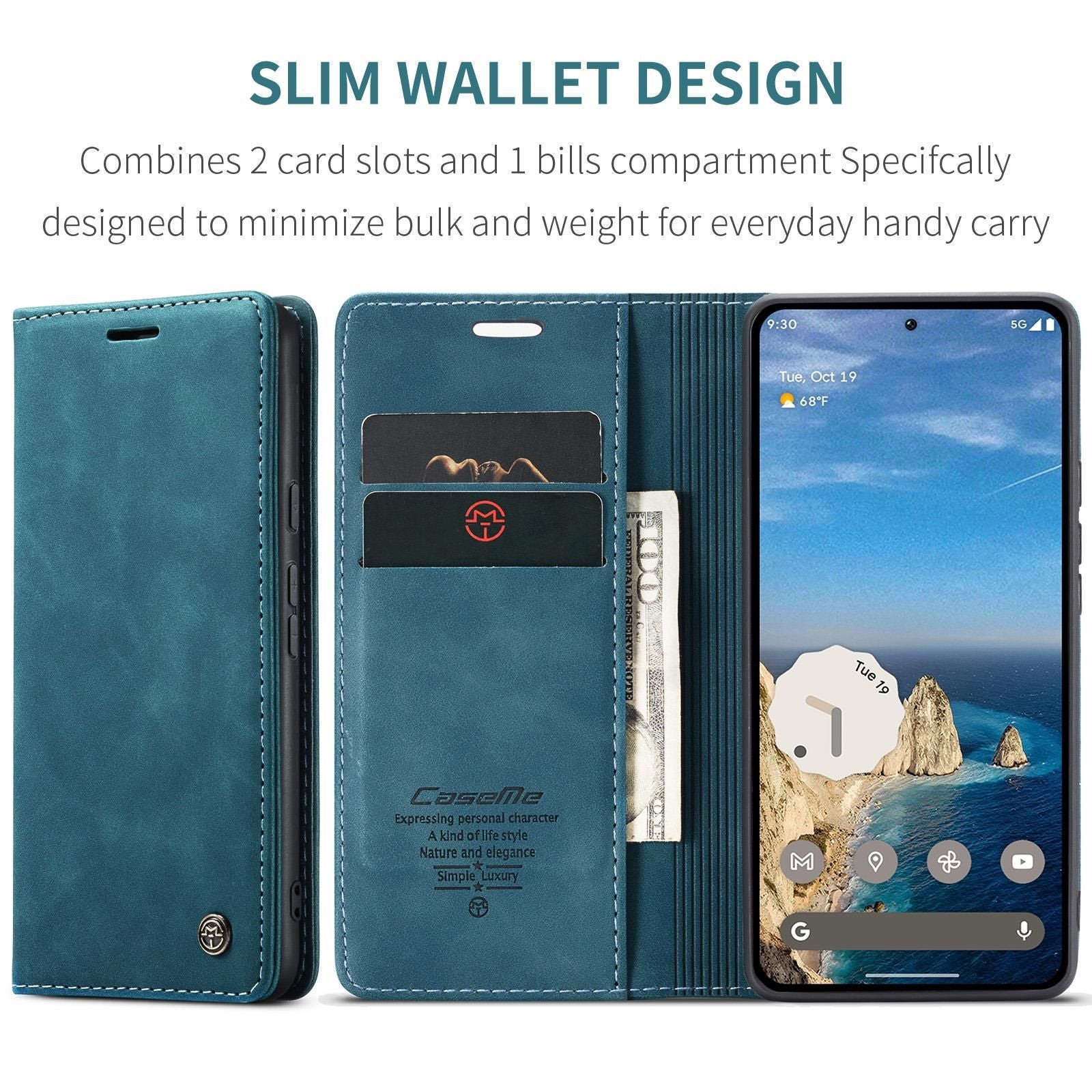 Multifunction Leather Case For Google Pixel 9a