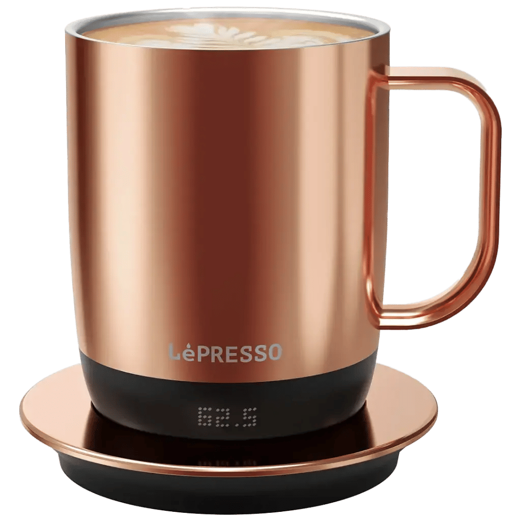Lepresso Aurelio Ceramic Mug with Temperature Control Base