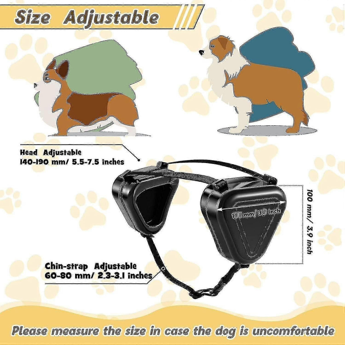 Dog Ear Muffs Noise Cancelling Hearing Protection Headphones