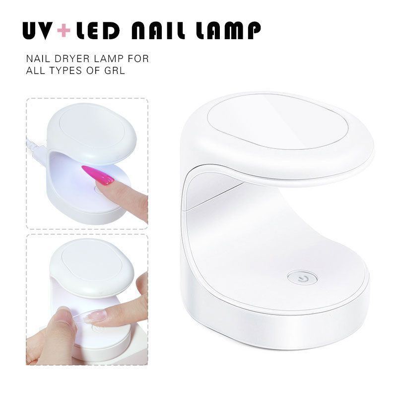 Mini Single Finger Nail Dryers UV LED Lamp for Nails USB Portable Home Use