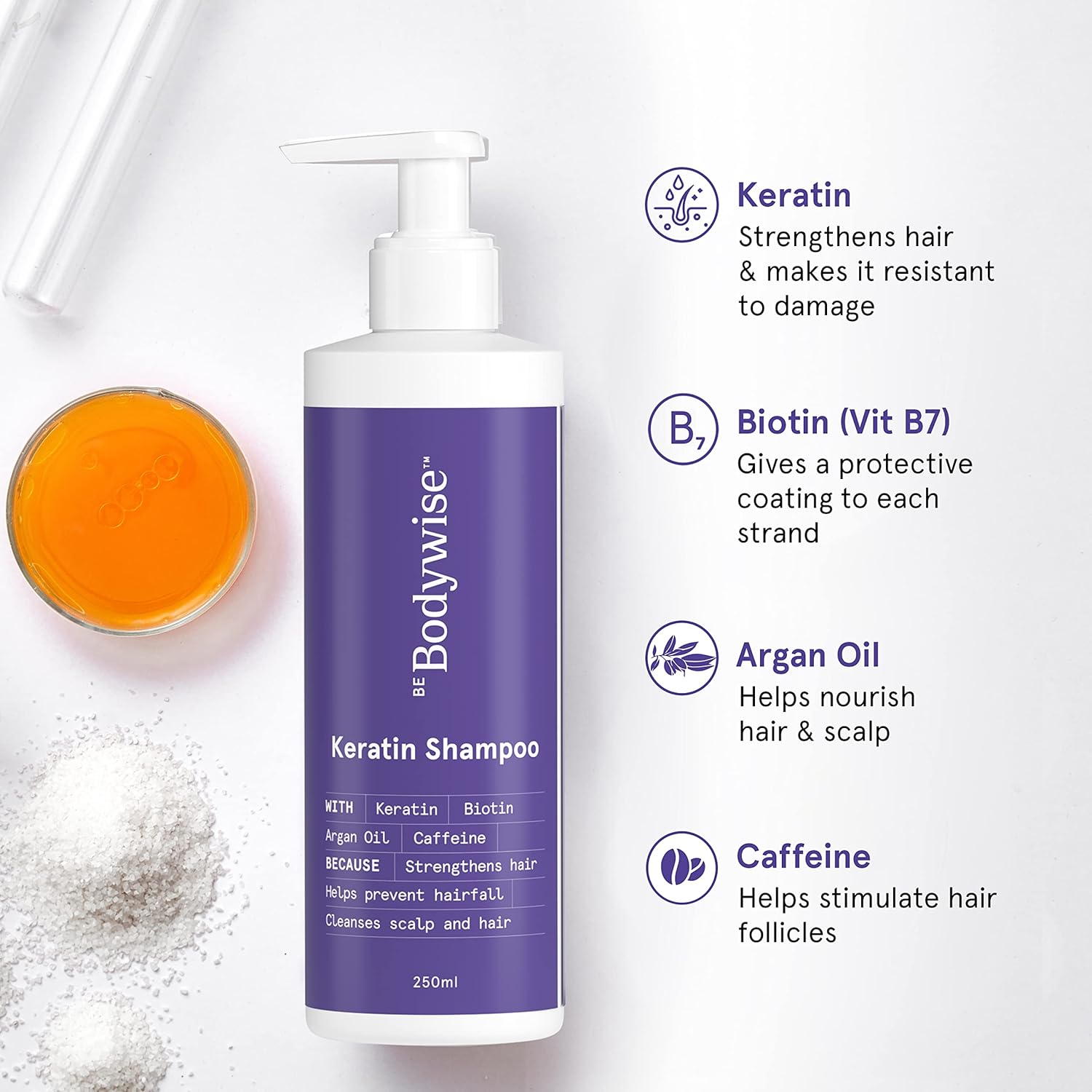 شامبو بير بوديوايز كيراتين 250 مل