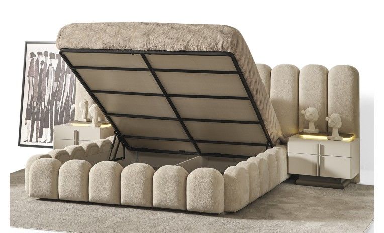 Beyonce King Upholostered Bed