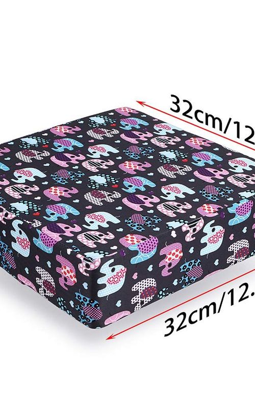 Toddler Booster Cushion Baby Chair Pad Heightening Dining Chair Cushion Cartoon Seat Mat