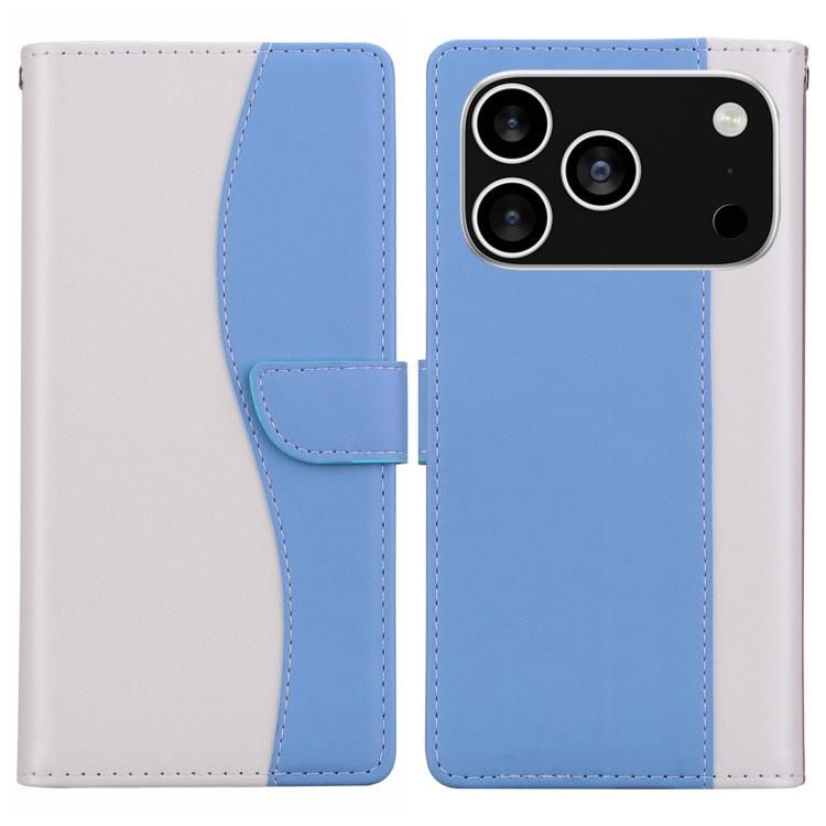 For iPhone 18 Pro Max / iPhone 17 Pro Max Embossed Two-Color Leather Phone Case