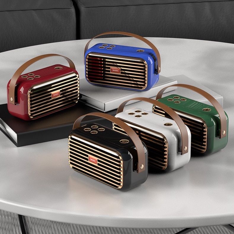 Bluetooth Speakers Retro Wireless Small Stereo Ornament Speaker Funky Gifts