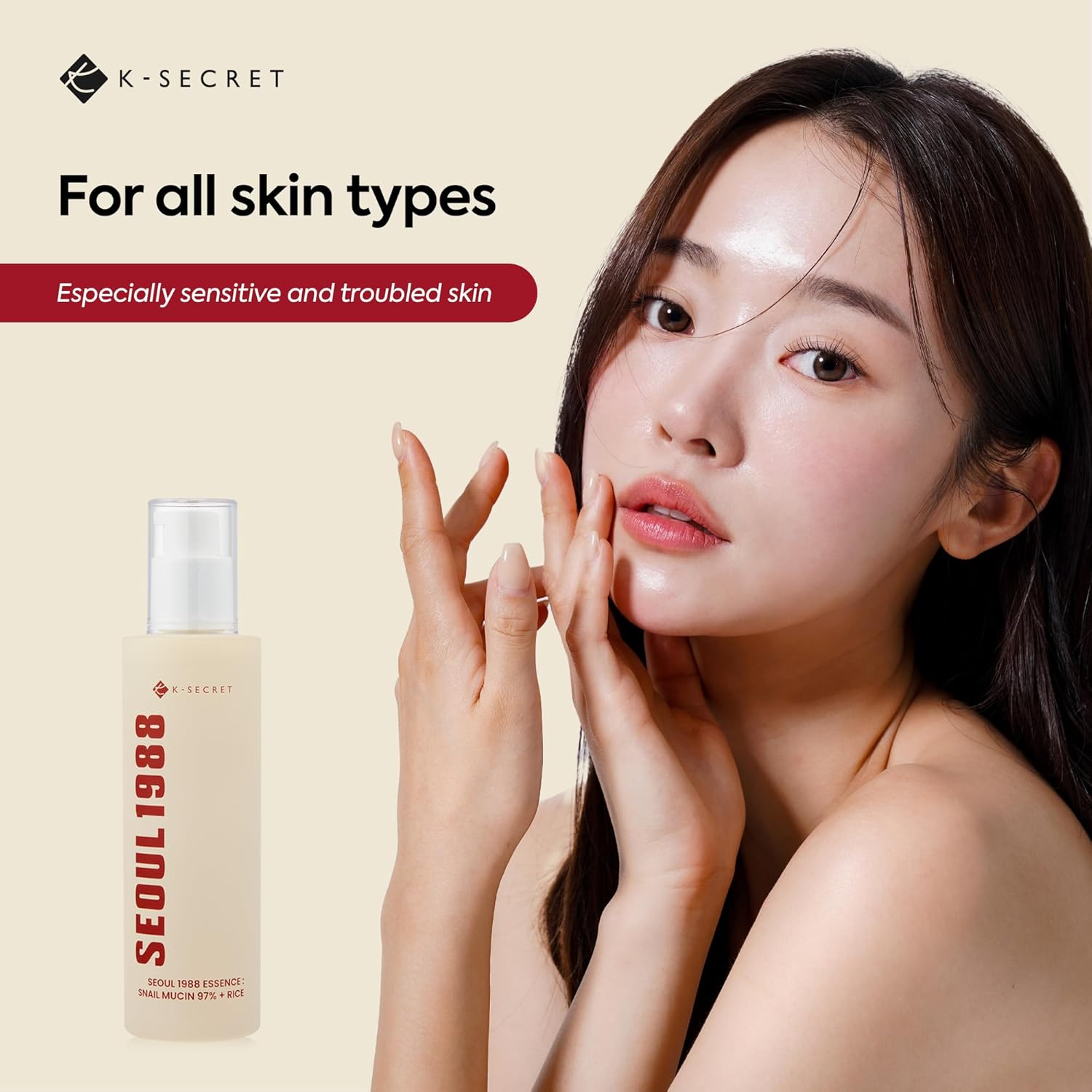 K-SECRET SEOUL 1988 Essence : Snail Mucin 97% + Rice