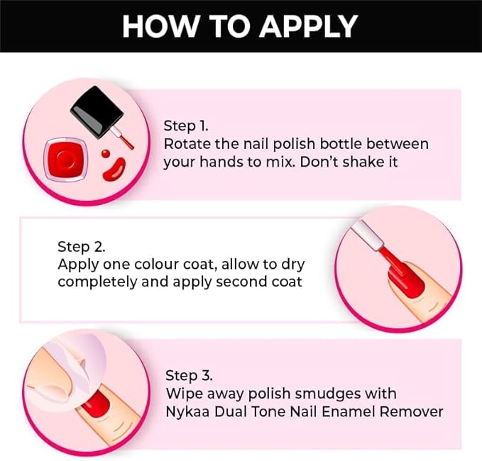 طلاء أظافر Nykaa Pop باللون الأسود الفاتح 84