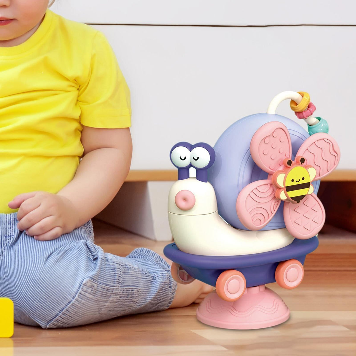 Suction Cup Toys Gyro Toy Montessori Toy Bath Toys Sensory Toys for 1 2 Year Old Toddlers
