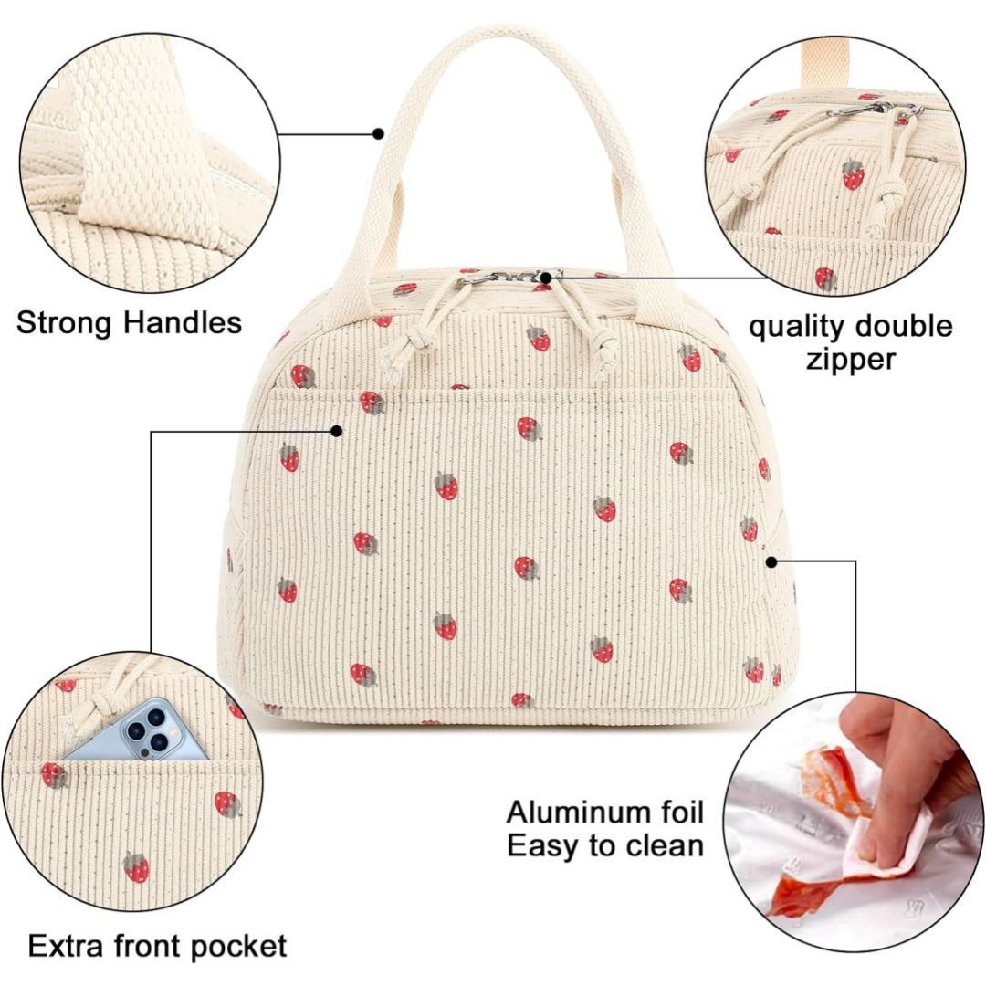 Insulated Cooler Tote with Aluminum Foil Lining