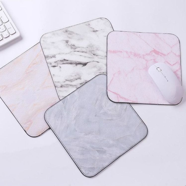 Office Desk Mat Marble Pattern Desk Organizer School Supplies Mouse Desk Tools