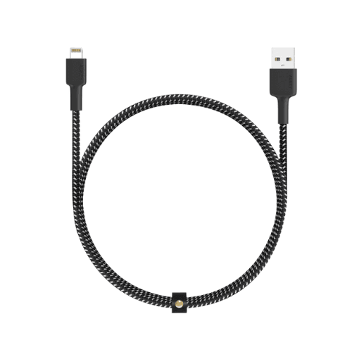 AUKEY BRAIDED NYLON MFI LIGHTNING CABLE-Black