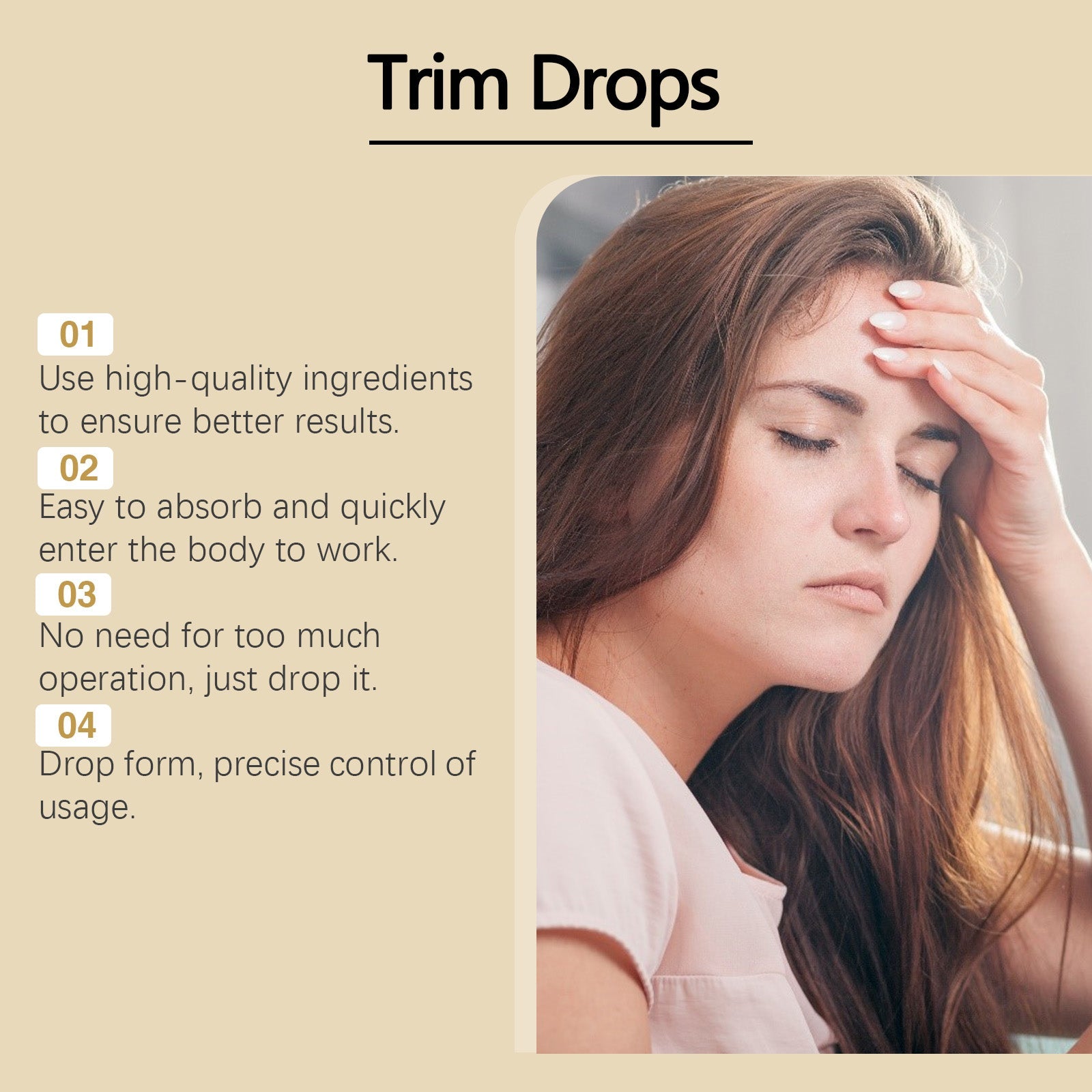 Body Care Drops for Shaping, Natural Green Tea & Coffee Extract, Easy to Use, Portable, Personal Care ,30ml