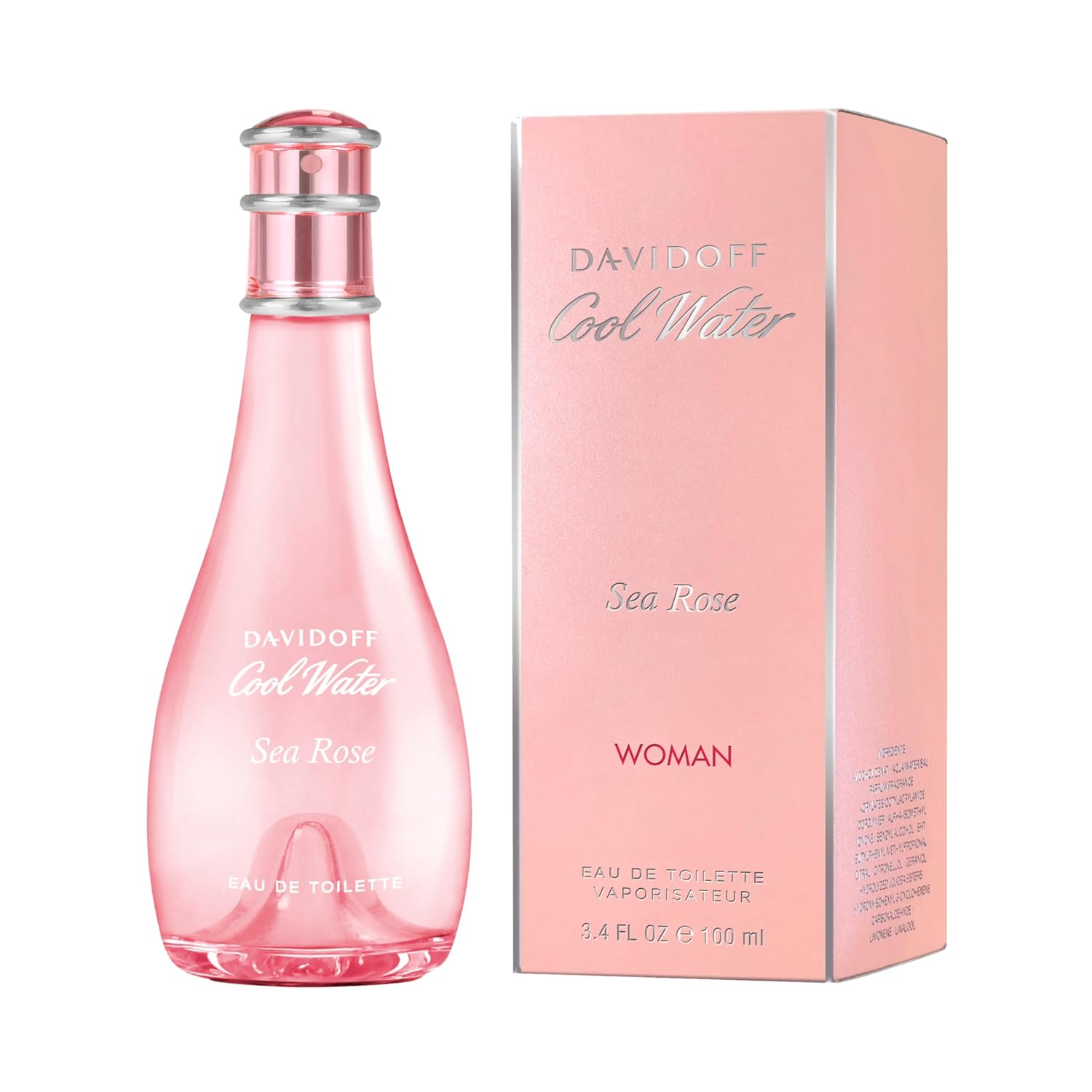 Davidoff Cool Water Sea Rose Eau De Toilette For Women, 100ml