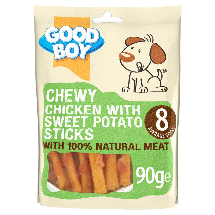 Good Boy Chicken & Sweet Potato Stick - 90g