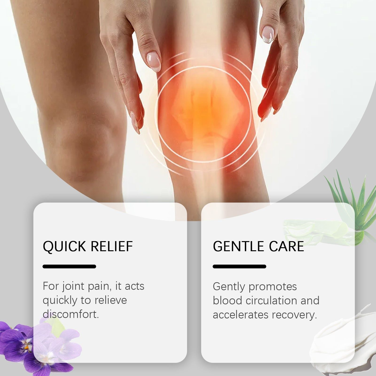 Thermal Acid Joint Care Cream, Fast Relief for Sore Muscles, Blood Circulation, Natural Pain Relief ,30g