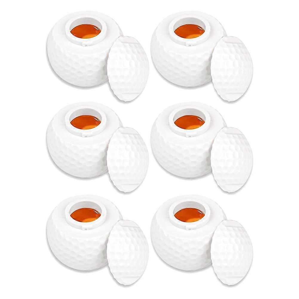Golf Ball Shot Glasses , 1.5 Oz Golf Ball Shot Glasses with Lid, Create Gifts, Easy to Clean 6 Pack