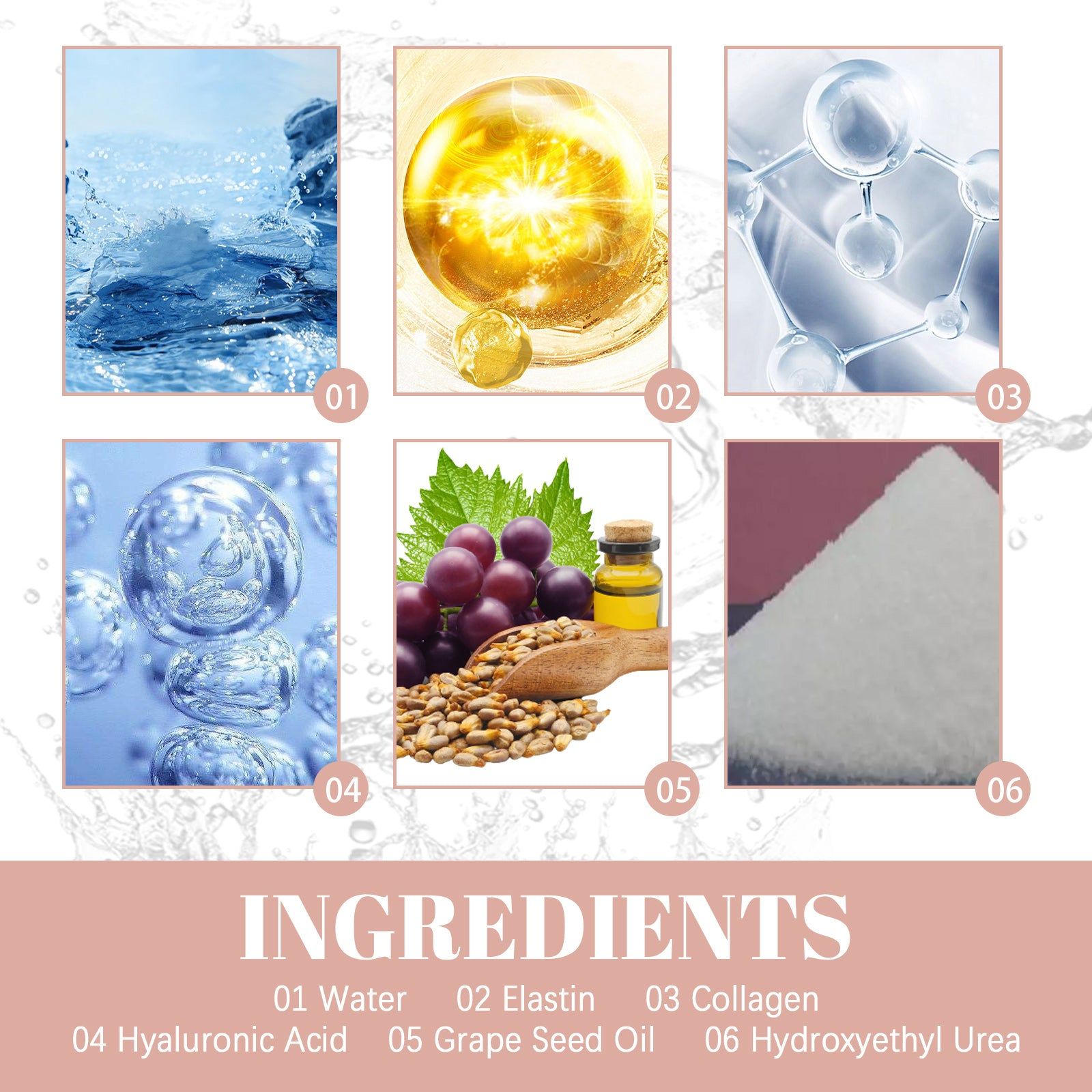 Collagen Light Bubble Essence, Brightens Dull Skin, Anti-Wrinkle, Hydrating, Youthful Glow ,100ml