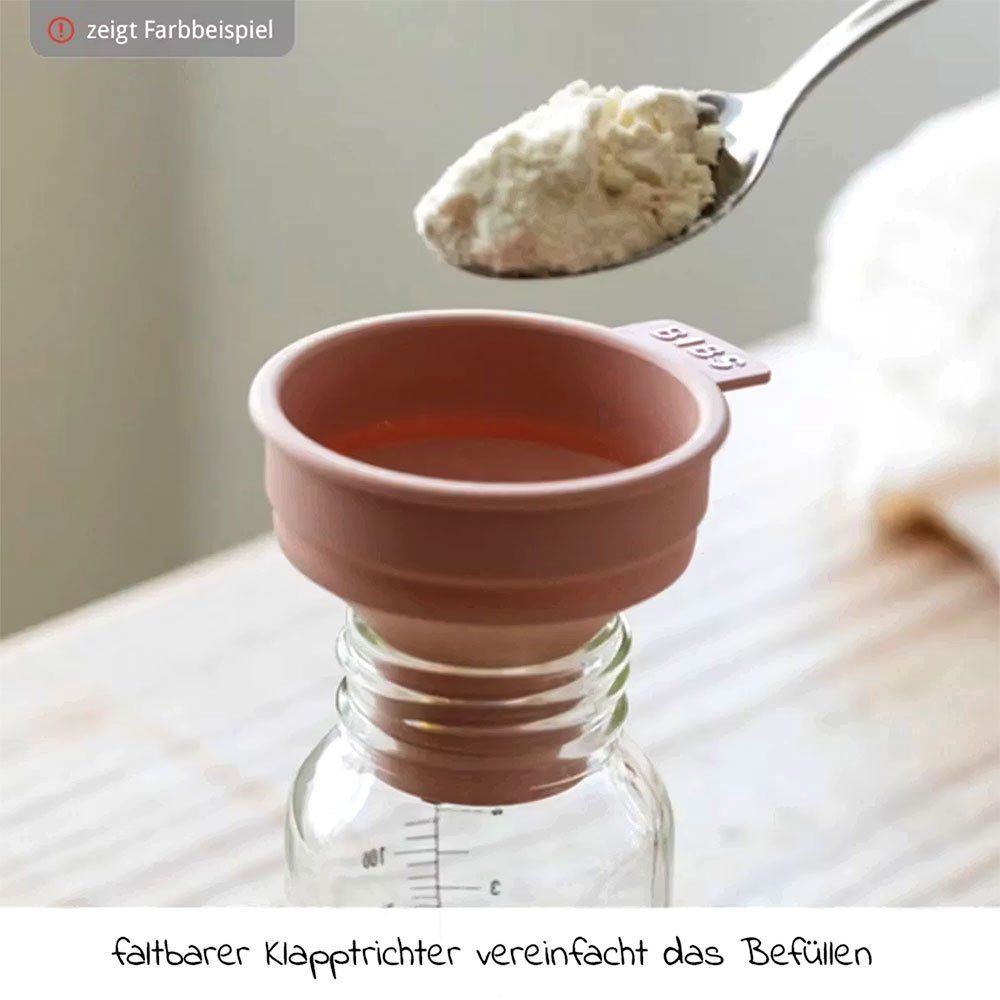 Bibs - Heat Resistant Designed With Anti-Colic Function Baby Glass Bottle Complete Set – 120ml