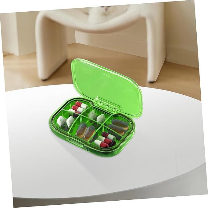 Medicine Storage Box Multi Compartment Organizer for Pills Vitamins
