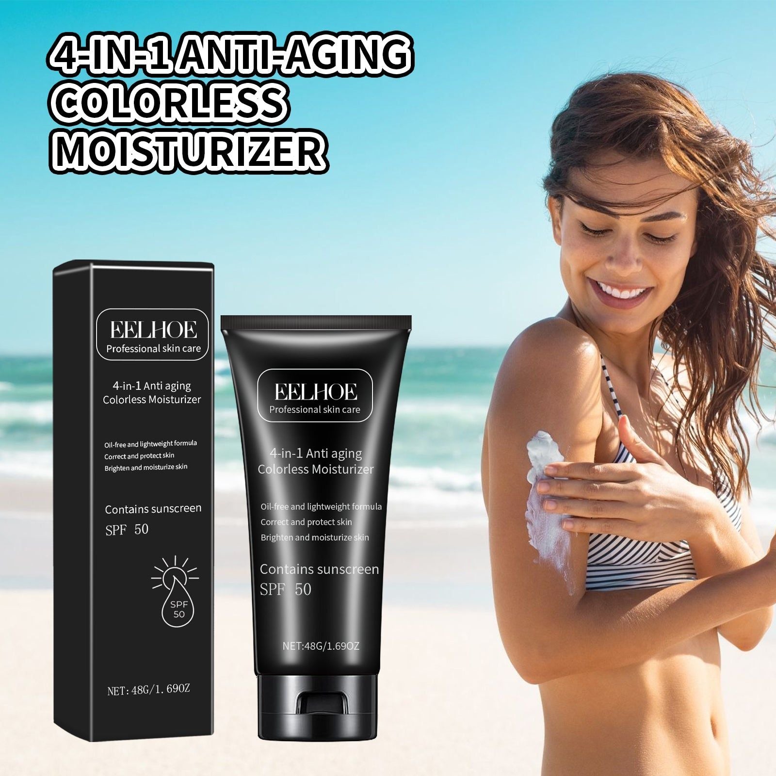 4-In-1 Anti-Aging Defense Moisturizer, UV Protection, Brightening, Hydrating ,48g