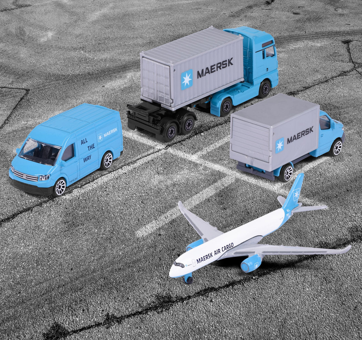 Majorette - Maersk 4 pieces giftpack