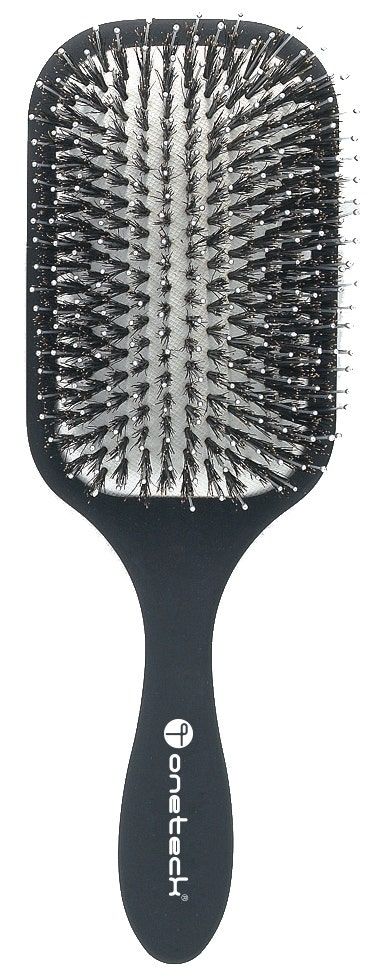 Onetech Ivory Rubber Balltips Paddle Hair Brush