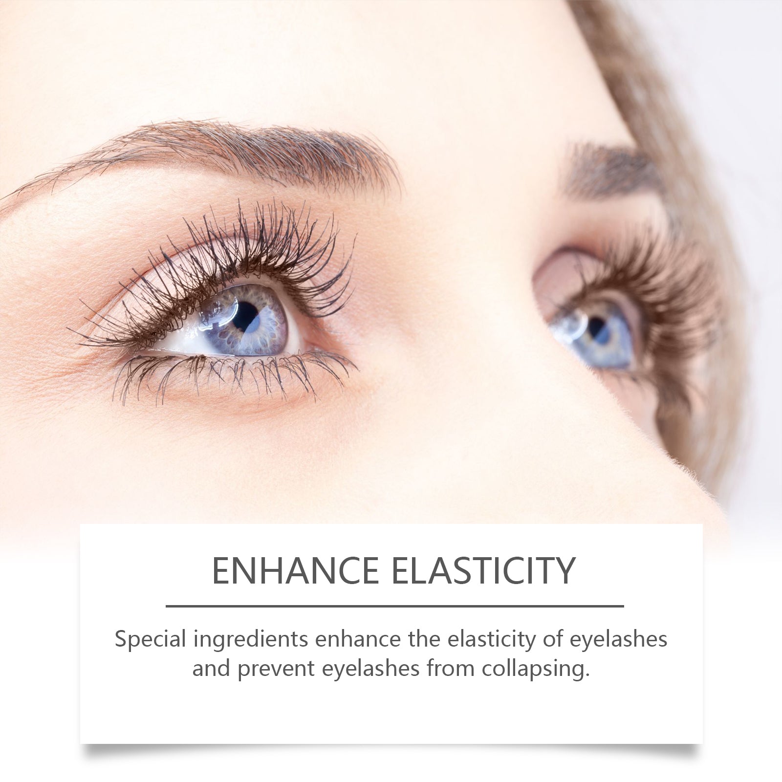 3D Black Mascara, Long-Lasting, Curl, Smudge-Proof, Natural Volume ,4ml