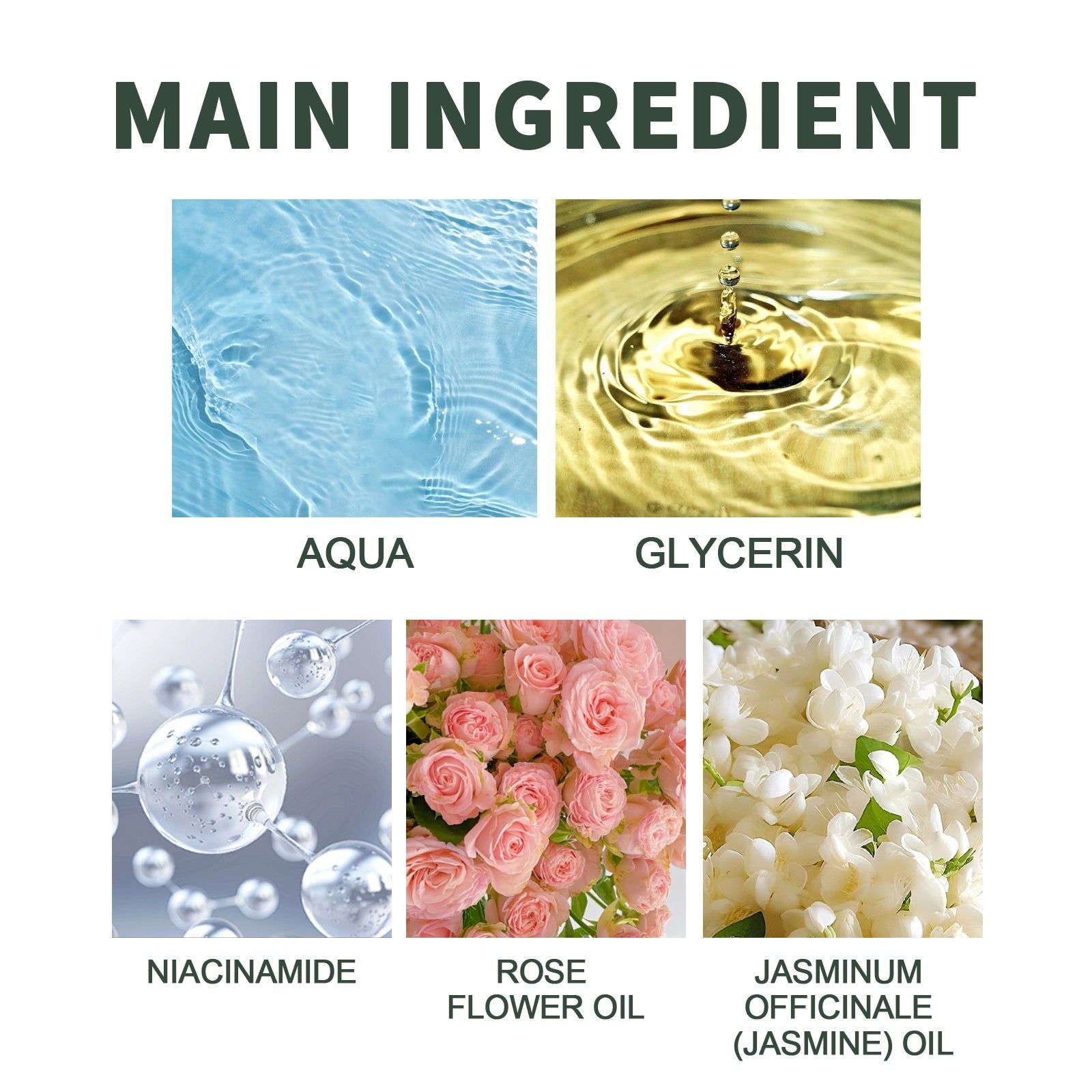 Jasmine Skin Care Essential Oil, Hydrating, Brightening, Anti-Aging, Facial Moisturizer ,60ml