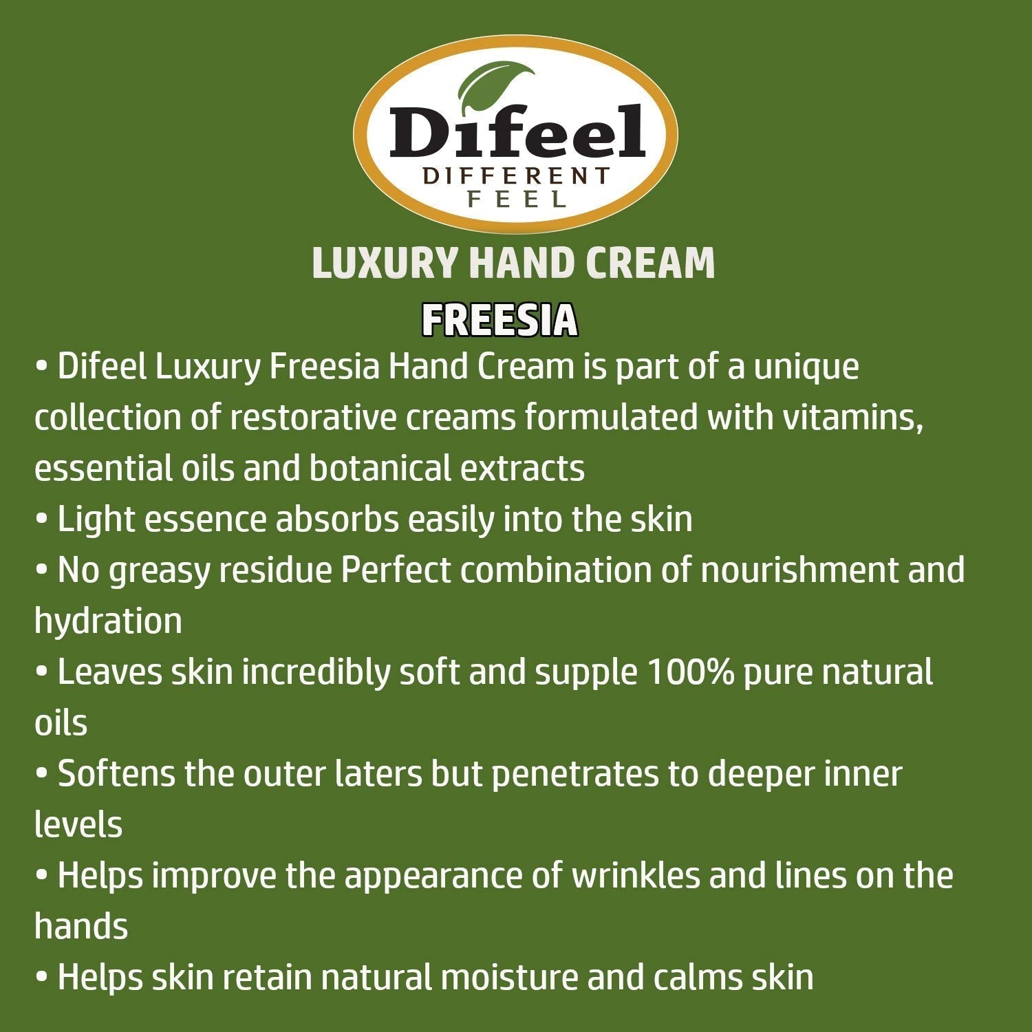 Difeel Hand Cream Freesia 40G