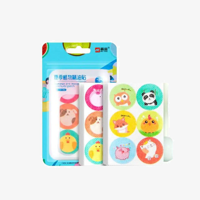 Cartoon Mosquito Patch Stickers - Fun & Effective Mosquito Repellent for Kids and Adults