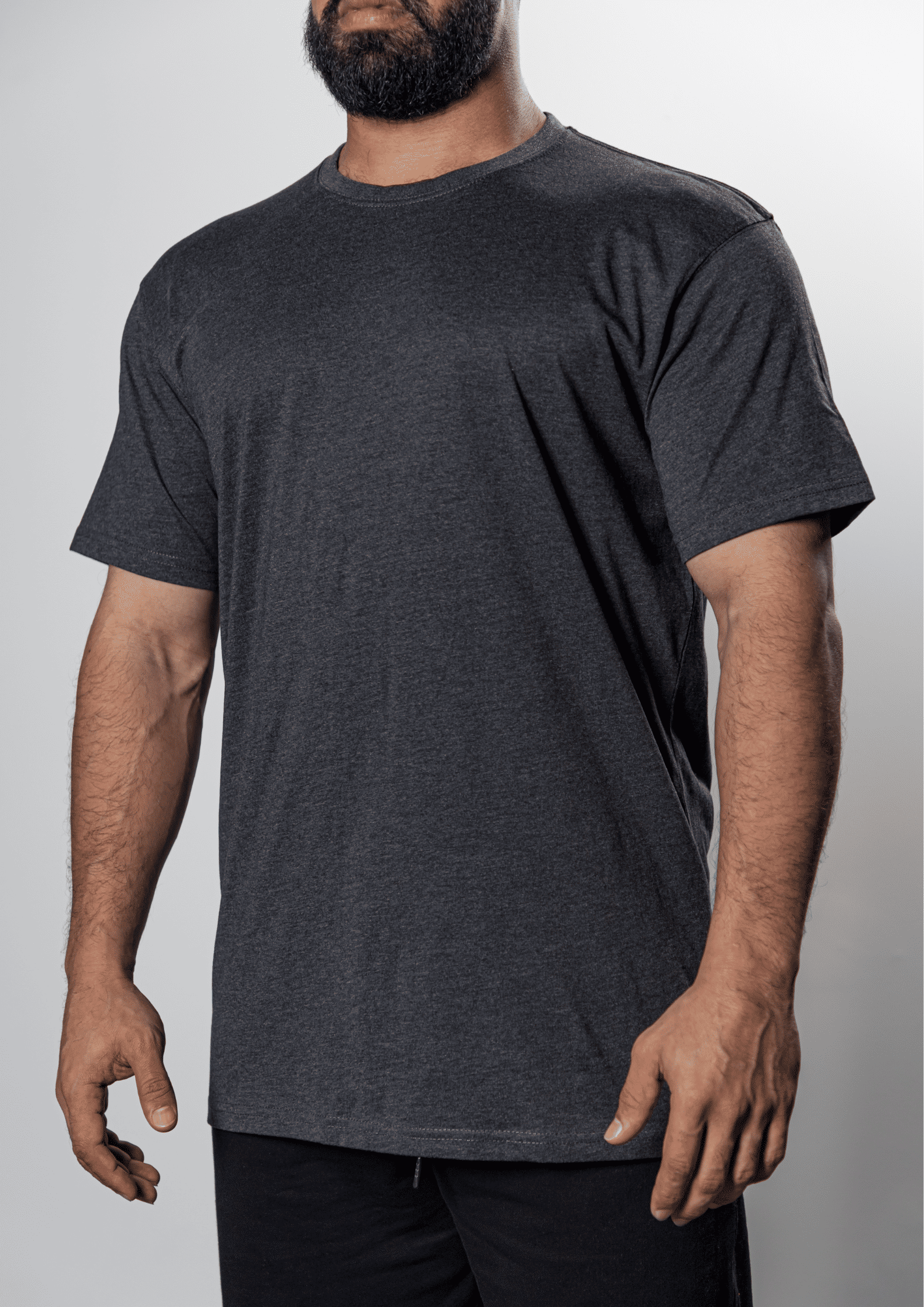 NO JEANS Cotton T-shirts – Graphite