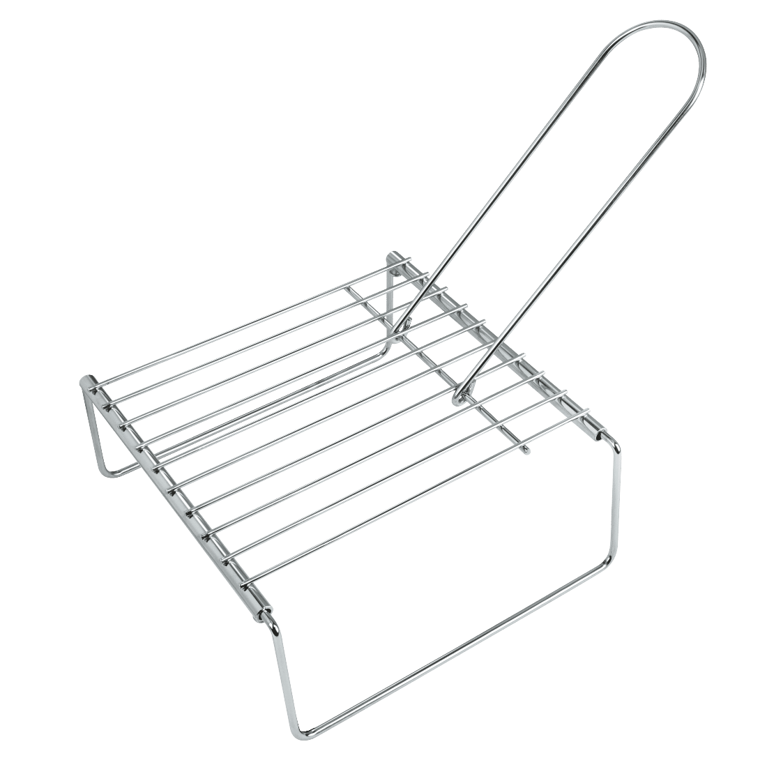 XAVAX 111594 Grill Grid with Feet, 23 x 23 cm, extendable up to 40 cm