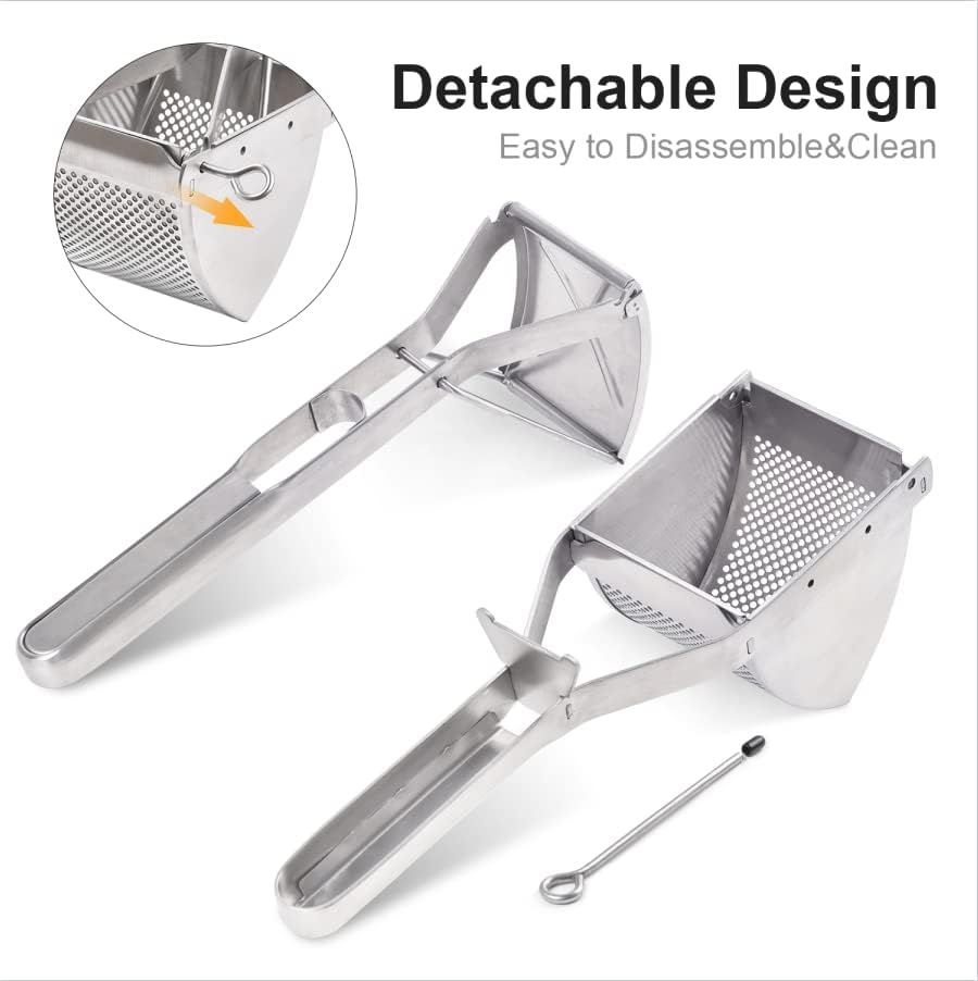 Potato Ricer Stainless Steel Professional Ricer for Mashed Potatoes Ricer Kitchen Tool