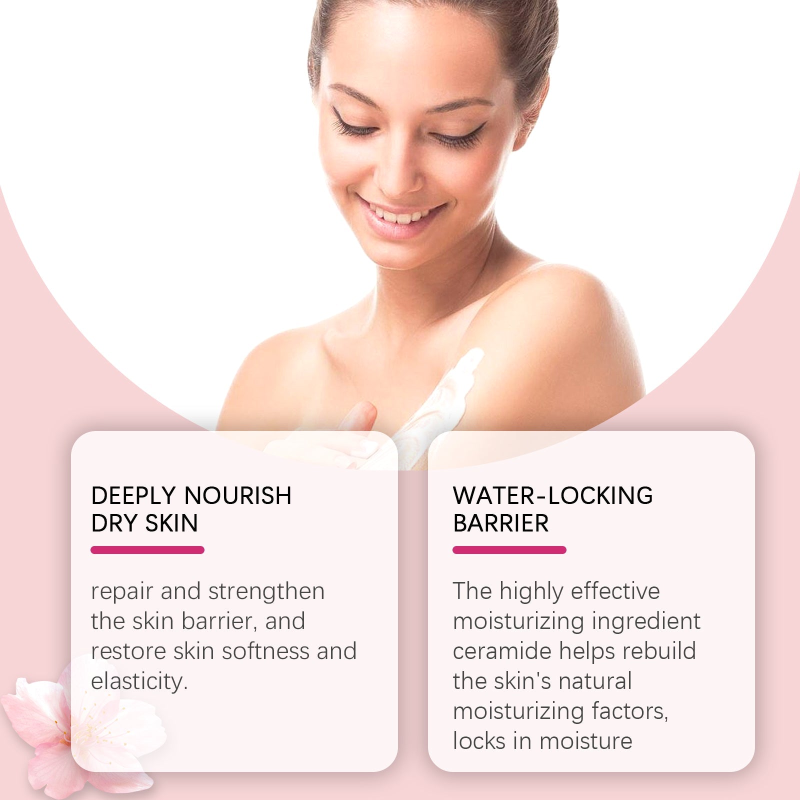 Cherry Blossom Moisturizing Body Lotion, Hydrating, Skin Softening, Natural Glow ,150ml